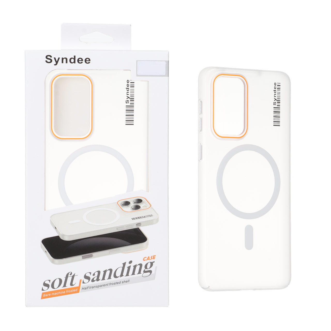 قاب اورجینال Syndee مات Magsafe مدل Samsung Galaxy A33 - سفید (پک دار)